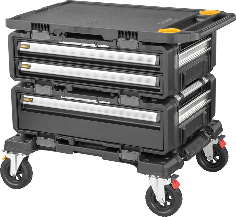 DWST60520-1 ToughSystem 2.0 DXL 4-in-1 Modulaire Gereedschapskar von DEWALT, Schwarz – Produktbild