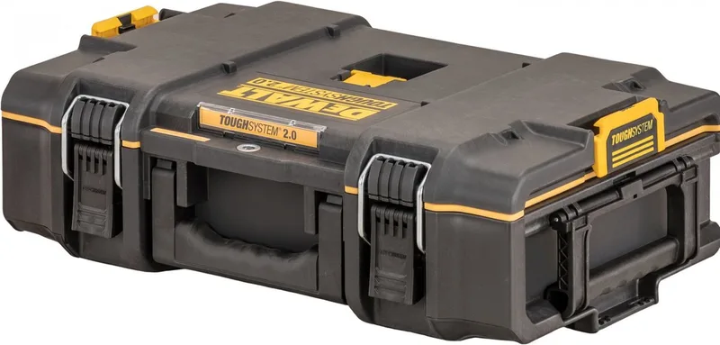 DWST83293-1 ToughSystem 2.0 DS166 Gereedschapskoffer – IP65 Waterdicht – Modulair – Inclusief Organizers von DEWALT, Gelb – Produktbild