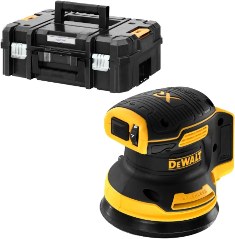 Excenterschuurmachine 125mm DCW210 - 18V - in TSTAK koffer - zonder accu van DEWALT – productafbeelding 1 van 3