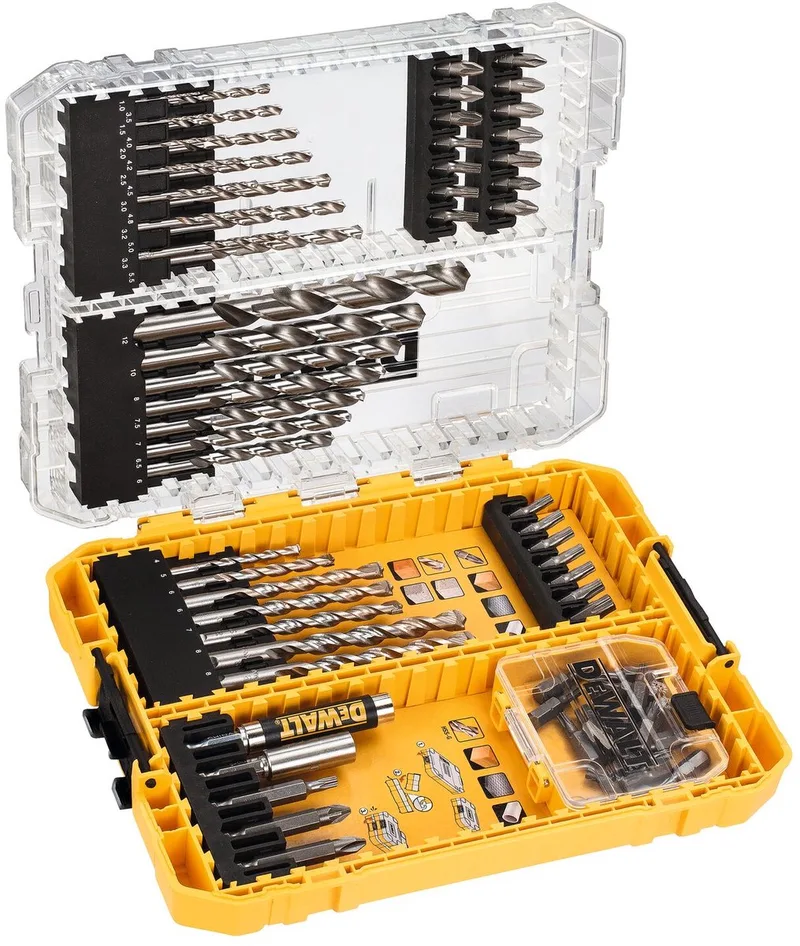 EXTREME - Boor- en Bitset - 72 stuks - ToughCase - Metaal en Steen de DEWALT – image du produit