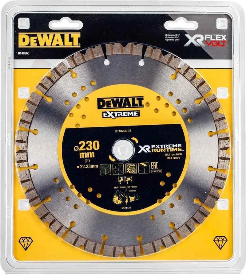 Extreme Serie - Diamantschijf - 230 mm - Segment Hoogte 12 mm - Voor DCS690 by DEWALT – product image