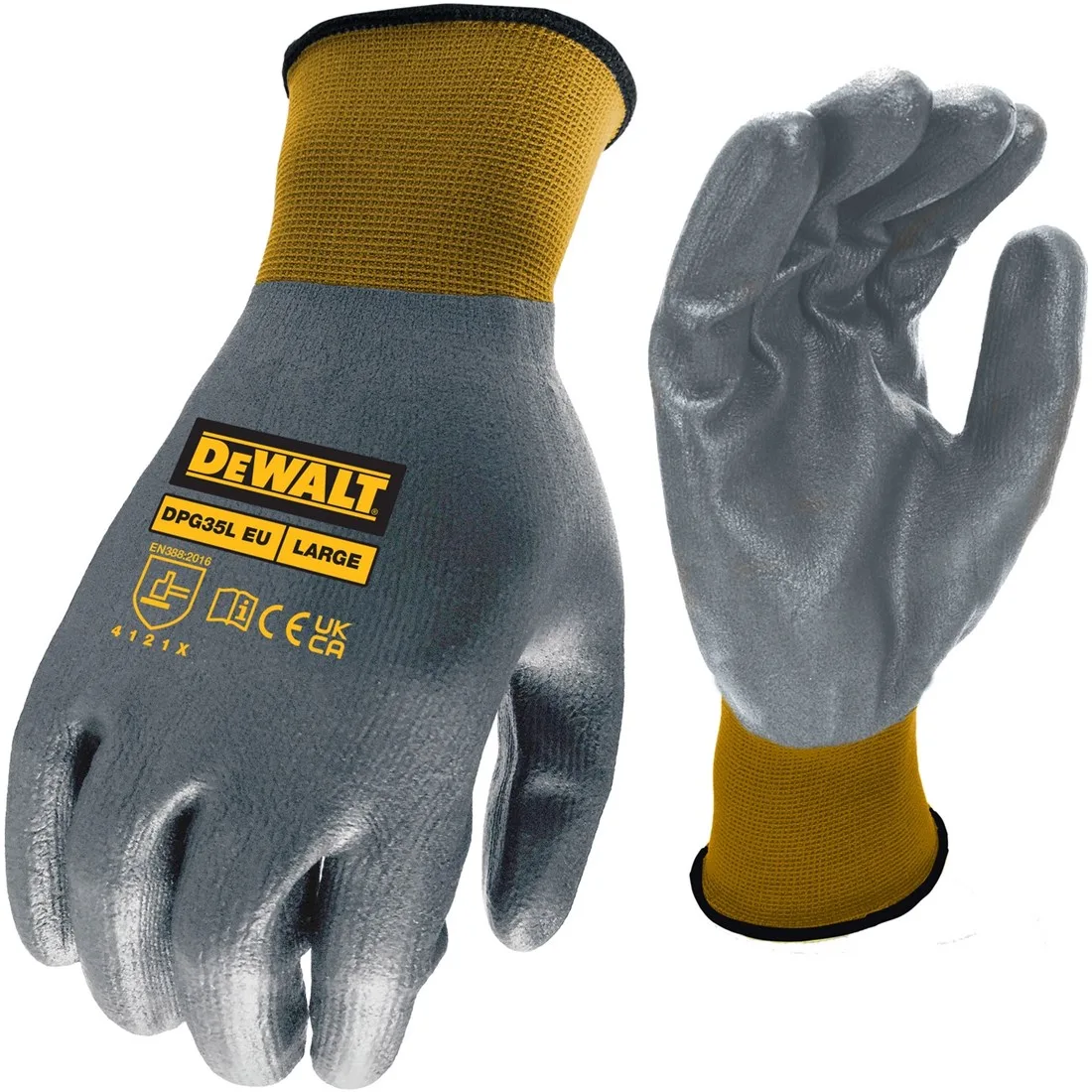 Full Dip Water-Resistant Breathable Work Gloves - DPG35 fra DEWALT – produktbillede