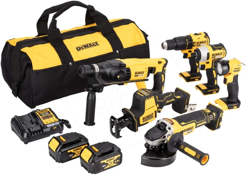 Gereedschap - 10-delige ACCU gereedschapset, accu's en lader DCK607M2 de DEWALT – image du produit