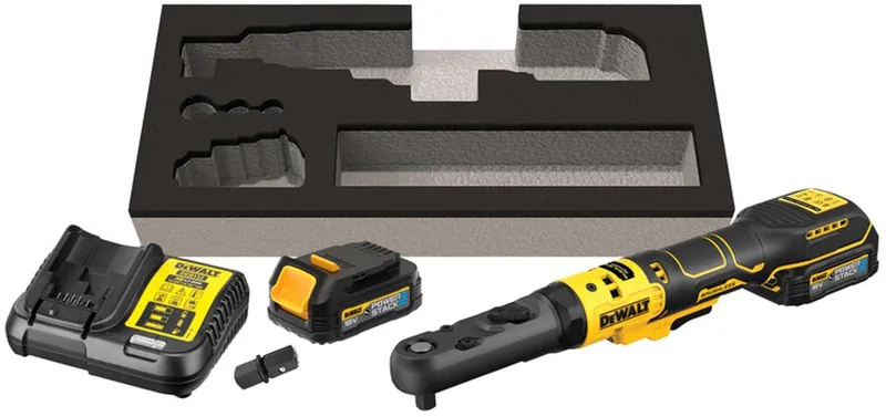 Gereedschap - 18V ACCU ratel, 2x accu's 1,7 Ah POWERSTACK, lader DCF510E2G by DEWALT – product image