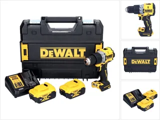 Gereedschap - 18V ACCU Schroef-/klopboormachine, 2x 5,0 Ah accu DCD805P2T von DEWALT – Produktbild 1 von 6