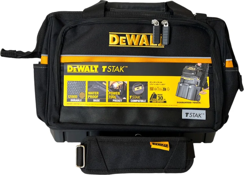 Gereedschapstas - TSTAK - DWST82991-1 by DEWALT, Black – product image
