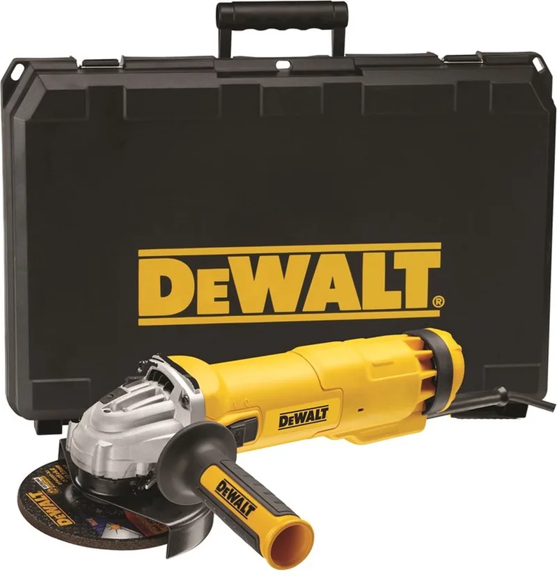 Haakse Slijper Met Schuifschakelaar En Herstartbeveiliging 1400 W Dwe4237k-qs von DEWALT – Produktbild