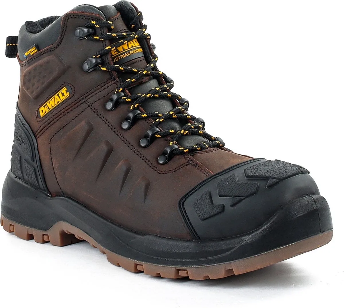 Hadley Hoog Werkschoen S3 van DEWALT, Bruin – productafbeelding