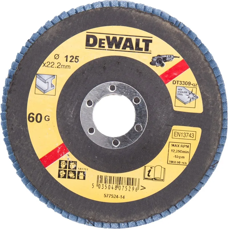 K60 125mm Lamellenschijf - DT3309 by DEWALT – product image