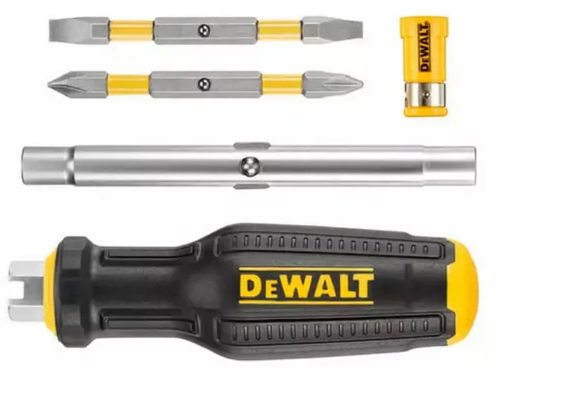 MaxFit - Schröevendraaier - 5w1 - Magnetisch - Ergonomische Handgreep by DEWALT, Yellow – product image