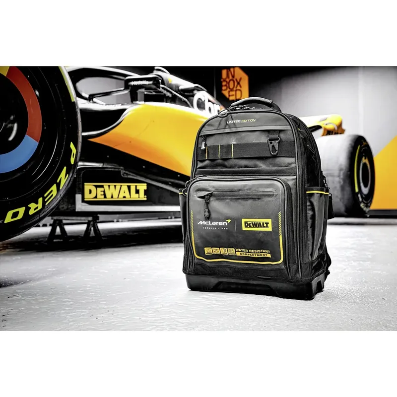 McLaren DWST60122-1 Gereedschapsrugzak (zonder inhoud) de DEWALT, Noir – image du produit 2 sur 3