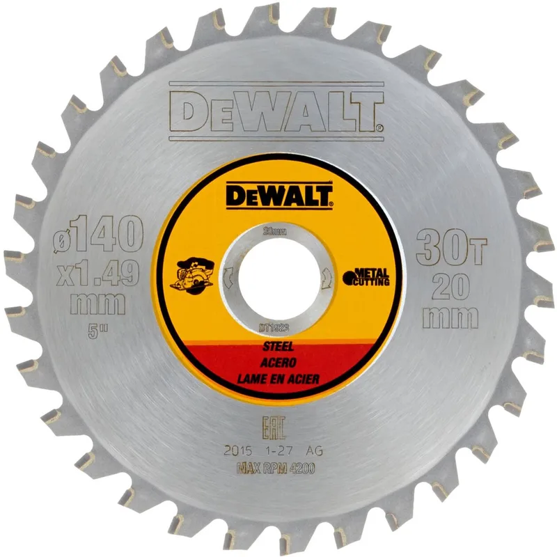 DT1923-QZ Lame de scie circulaire 1 pc(s) de DEWALT – image du produit