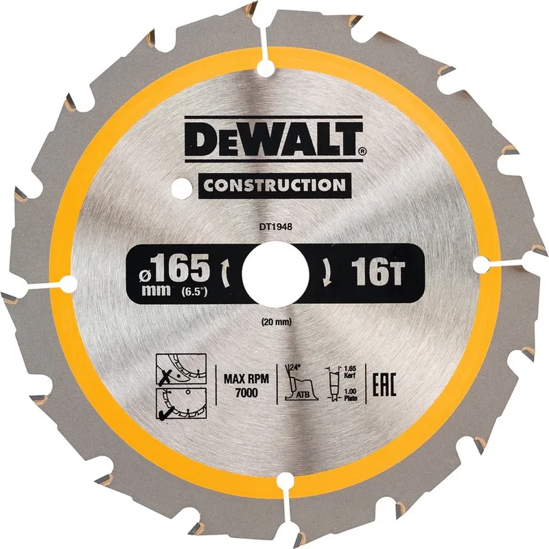 DT1948-QZ Lame de scie circulaire 1 pc(s) de DEWALT – image du produit