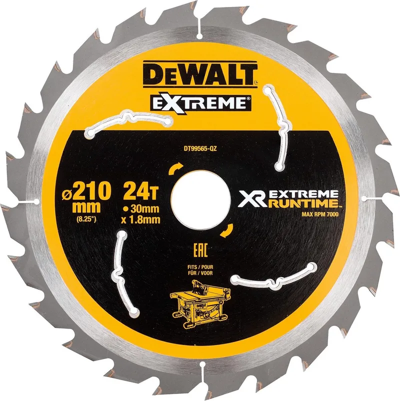 Kreissägeblatt stationär WZ/FZ DT99-QZ für Holz mit Nägeln von DEWALT – Produktbild