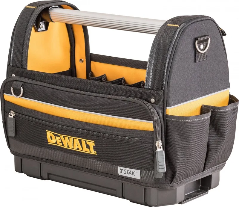 Open Gereedschapstas - TSTAK - DWST82990-1 by DEWALT, Black, Yellow – product image