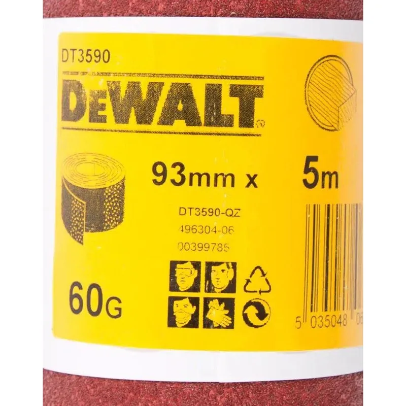 P60 5m x 93mm Schuurpapier rol - DT3590 de DEWALT – image du produit