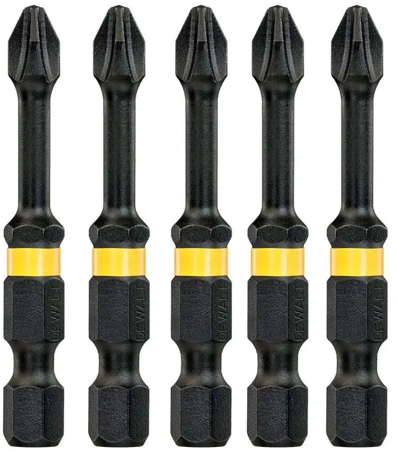 PH2 50mm Impact Torsion Schroefbits (5 stuks) - Extreme - DT7998T by DEWALT – product image