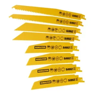 DT2442-QZ Saebelsaegeblatter BIM, set 8-delig 8 stuk(s) van DEWALT – productafbeelding