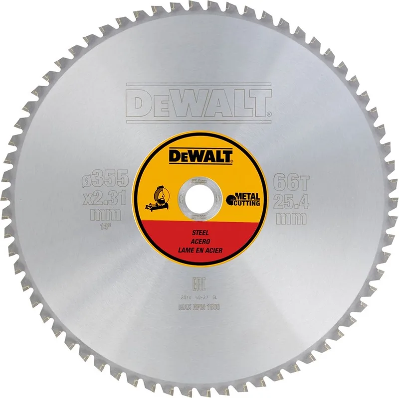 DT1926-QZ DT1926-QZ Lame de scie circulaire 355 x 25.4 x 1.95 mm Nombre de dents: 66 1 pc(s) de DEWALT – image du produit