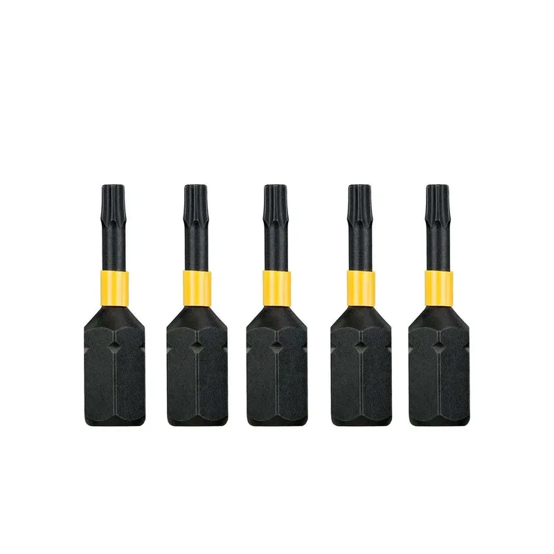 T10 25mm Impact Torsion Schroefbits (5 stuks) - Extreme - DT7379T von DEWALT – Produktbild