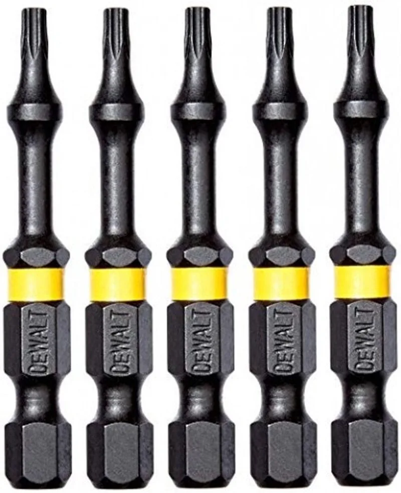 T10 50mm Impact Torsion Schroefbits (5 stuks) - Extreme - DT7393T by DEWALT – product image