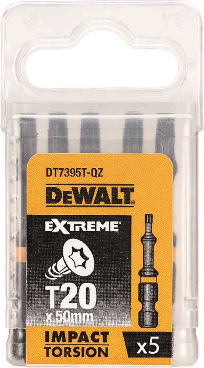 EXTREME FLEXTORQ Schrauber-Bit 5 x T20 von DEWALT – Produktbild