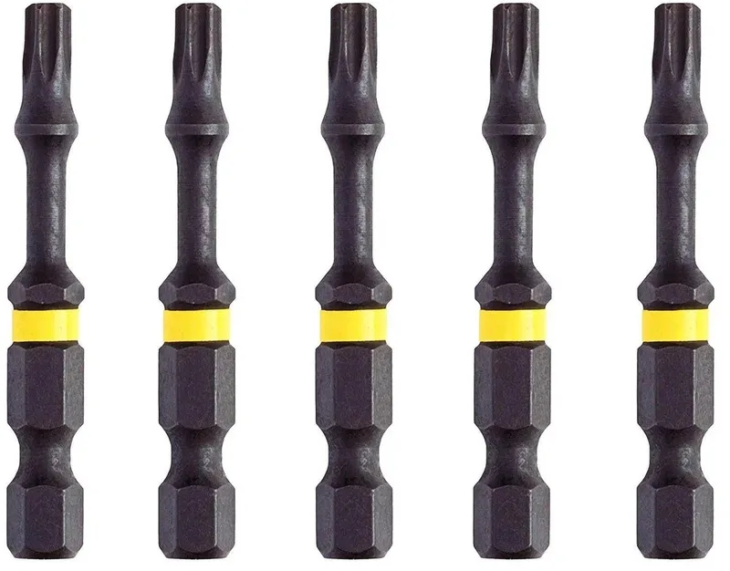 T25 50mm Impact Torsion Schroefbits (5 stuks) - Extreme - DT7396T by DEWALT – product image