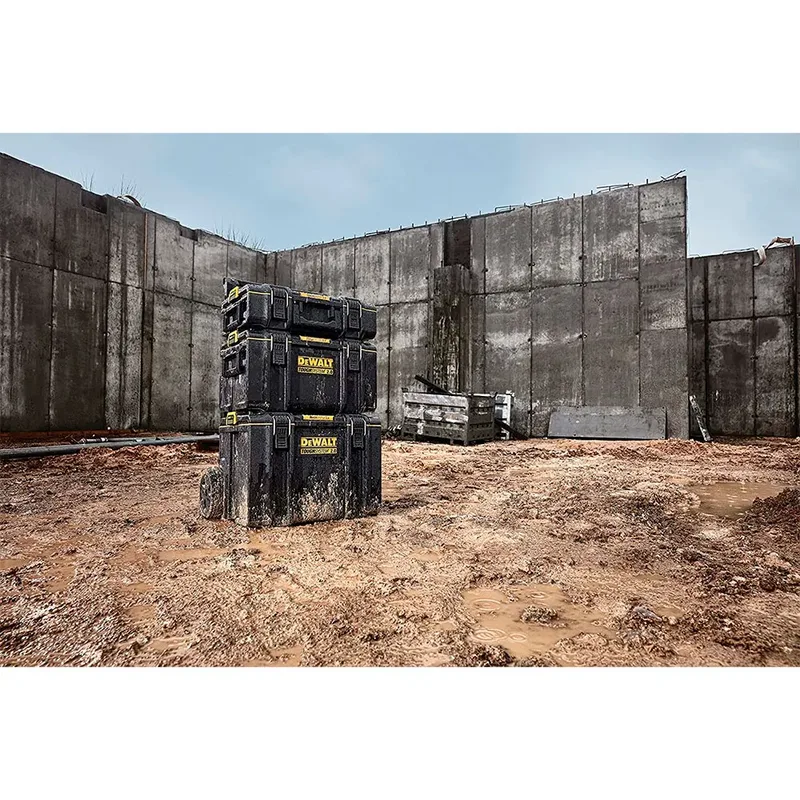 ToughSystem 2.0 - Gereedschapskofferset - 3-delig - IP65 Water- en stofdicht - Mobiel von DEWALT, Schwarz – Produktbild 6 von 6