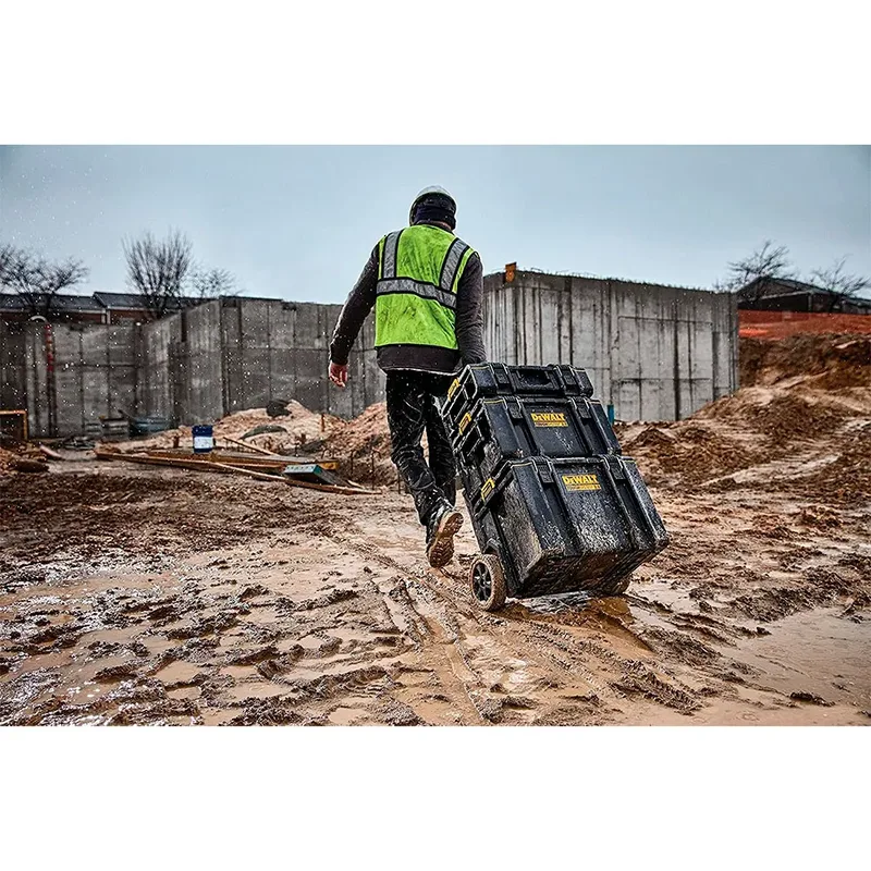 ToughSystem 2.0 - Gereedschapskofferset - 3-delig - IP65 Water- en stofdicht - Mobiel von DEWALT, Schwarz – Produktbild 5 von 6