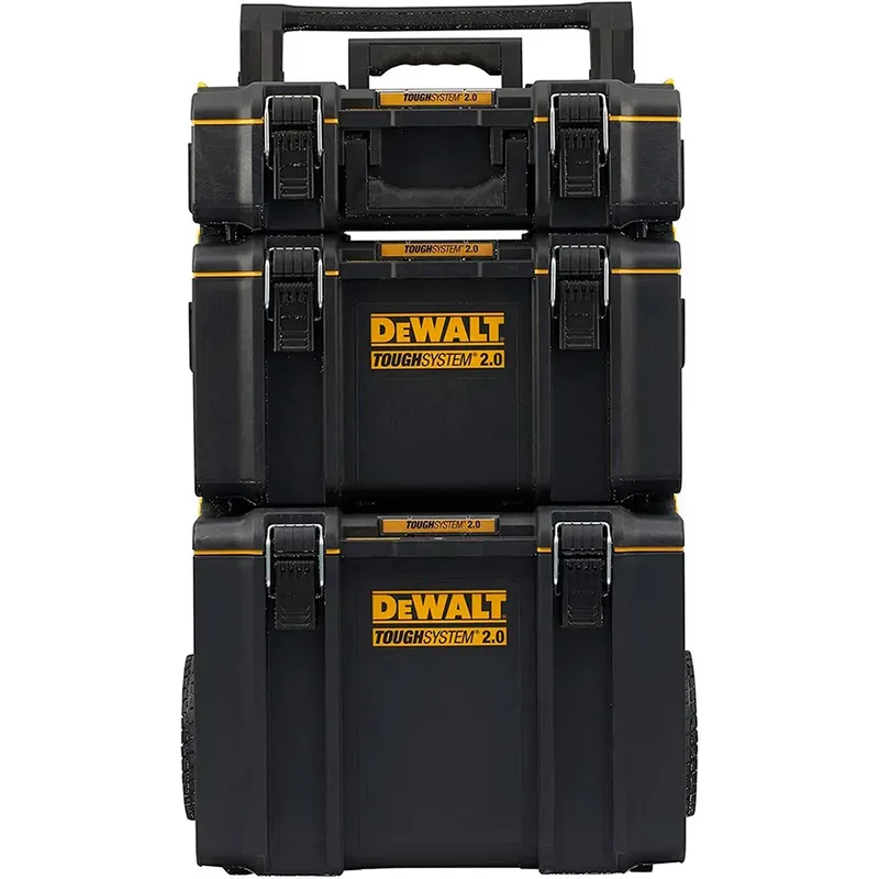 ToughSystem 2.0 - Gereedschapskofferset - 3-delig - IP65 Water- en stofdicht - Mobiel von DEWALT, Schwarz – Produktbild 3 von 6
