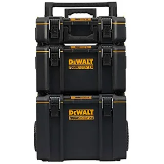 ToughSystem 2.0 - Gereedschapskofferset - 3-delig - IP65 Water- en stofdicht - Mobiel von DEWALT, Schwarz – Produktbild 4 von 6