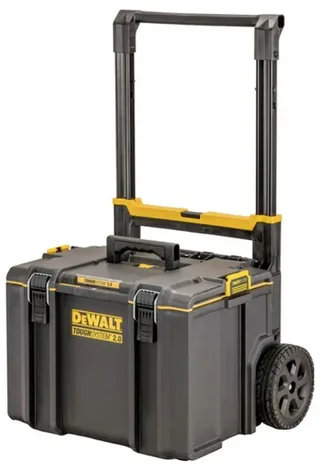 Trolley DS450 MOBILEBOX - ToughSystem 2.0 - DWST83295-1 van DEWALT, Zwart, Geel – productafbeelding 2 van 2