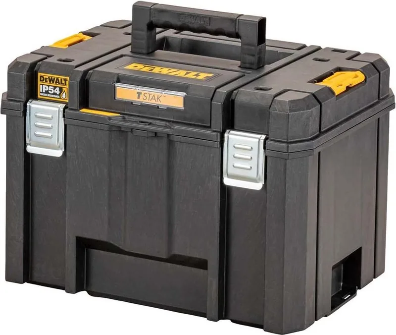 TSTAK 2.0 - Gereedschapskoffer - Diepe - Waterdicht - IP54 by DEWALT, Black – product image 1 of 3
