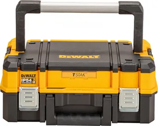 TSTAK 2.0 - Gereedschapskoffer - Lange Handgreep - IP54 Bescherming de DEWALT, Noir, Jaune – image du produit 1 sur 6