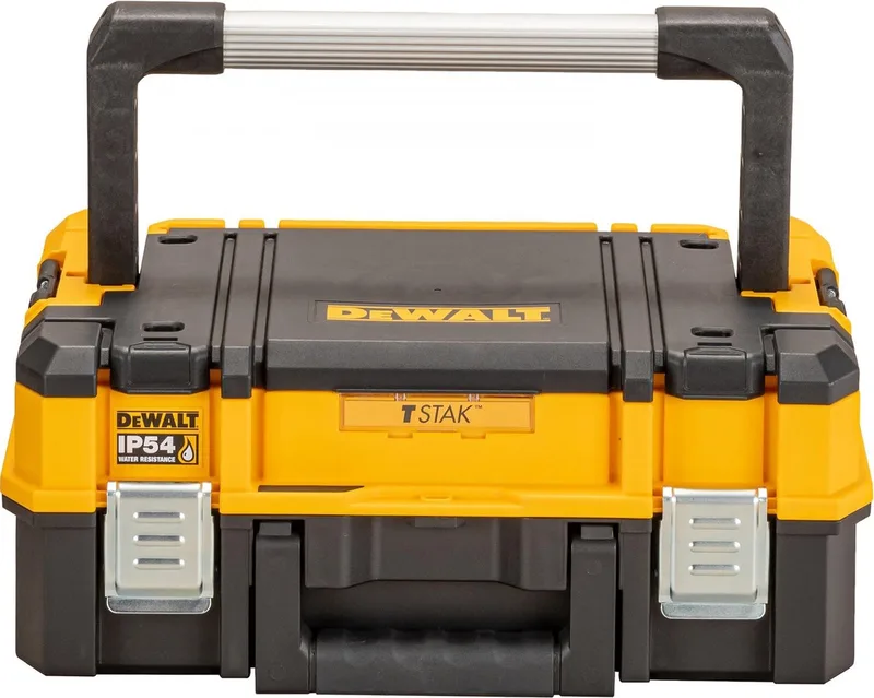 TSTAK 2.0 - Gereedschapskoffer - Lange Handgreep - IP54 Bescherming de DEWALT, Noir, Jaune – image du produit 1 sur 6