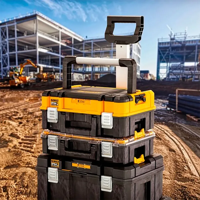 TSTAK 2.0 - Gereedschapskoffer - Lange Handgreep - IP54 Bescherming de DEWALT, Noir, Jaune – image du produit 2 sur 6