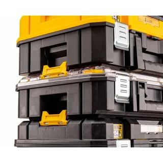 TSTAK 2.0 Serie - Diepe Gereedschapskist - Lange Handgreep - IP54 - Modulair de DEWALT, Noir – image du produit 5 sur 5