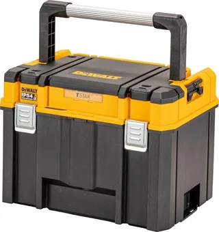TSTAK 2.0 Serie - Diepe Gereedschapskist - Lange Handgreep - IP54 - Modulair de DEWALT, Noir – image du produit 1 sur 5
