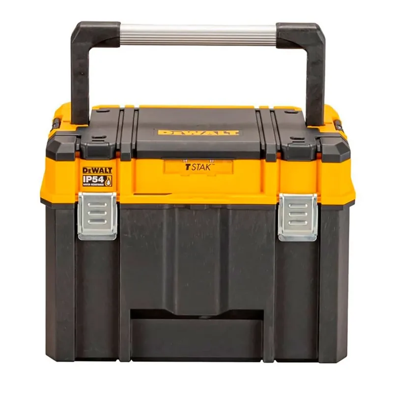 TSTAK 2.0 Serie - Diepe Gereedschapskist - Lange Handgreep - IP54 - Modulair de DEWALT, Noir – image du produit 4 sur 5