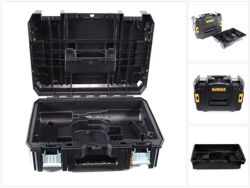 TSTAK Box II DWST1-70703 + systeeminzet voor accuschroevendraaier by DEWALT, Yellow – product image