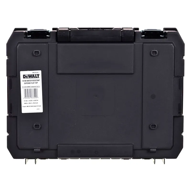 TSTAK II - Gereedschapskist - IP54 - Personaliseerbare Inleg - 30kg Draagvermogen van DEWALT, Geel – productafbeelding 2 van 4