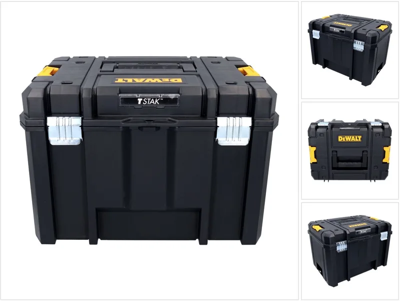 TSTAK VI DWST 1-71195 Systeem gereedschapskoffer 440 x 332 x 301 mm - zonder inzetstuk de DEWALT, Noir – image du produit