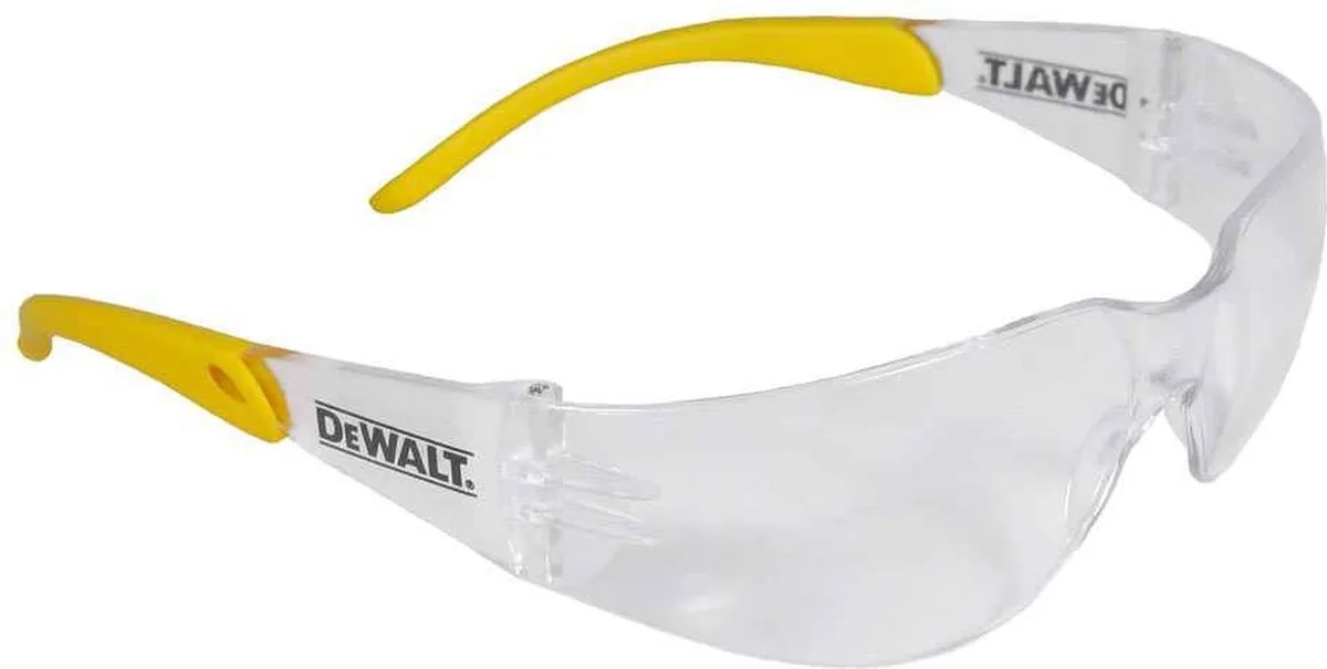 Veiligheidsbril PROTECTOR™ - DPG54 van DEWALT, Geel – productafbeelding
