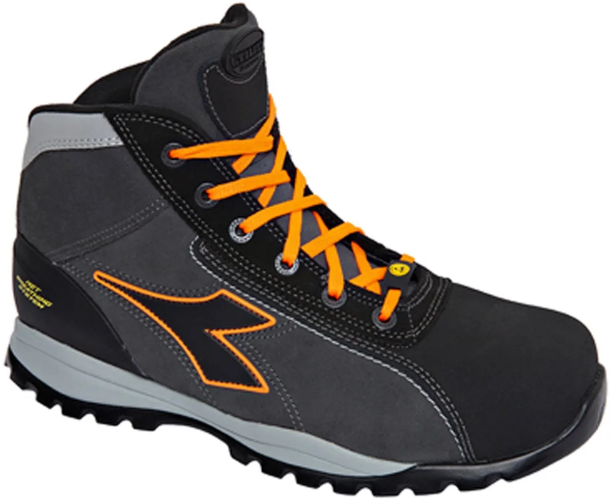 Glove Net Pro Mid S3L Zwart-Oranje by Diadora Utility, Zwart-Oranje, 36 – product image