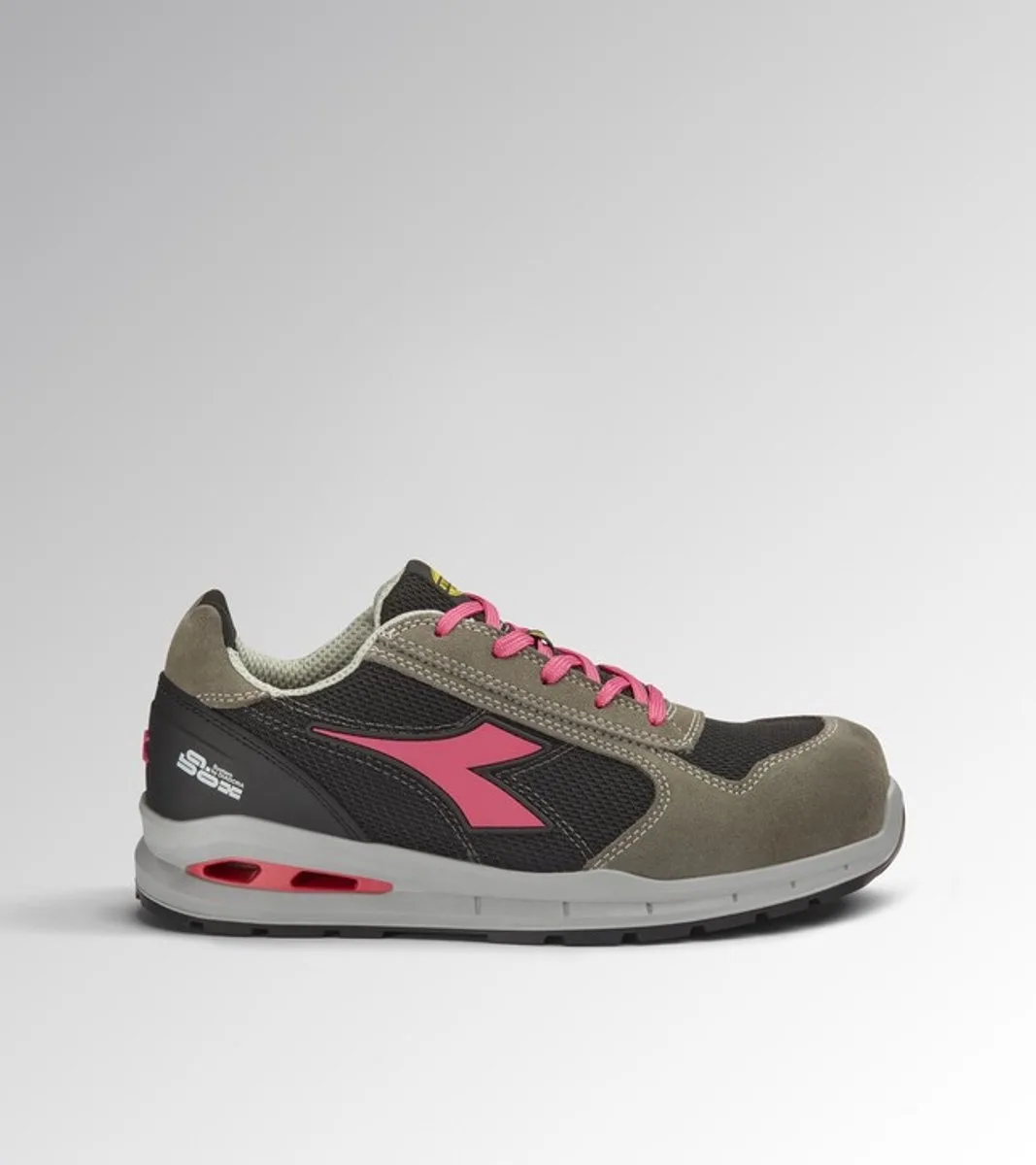 RUN A.BOX LOW S1PS FO SR SMOKE/BLACK de Diadora Utility, Smoke, Noir, 41 – image du produit
