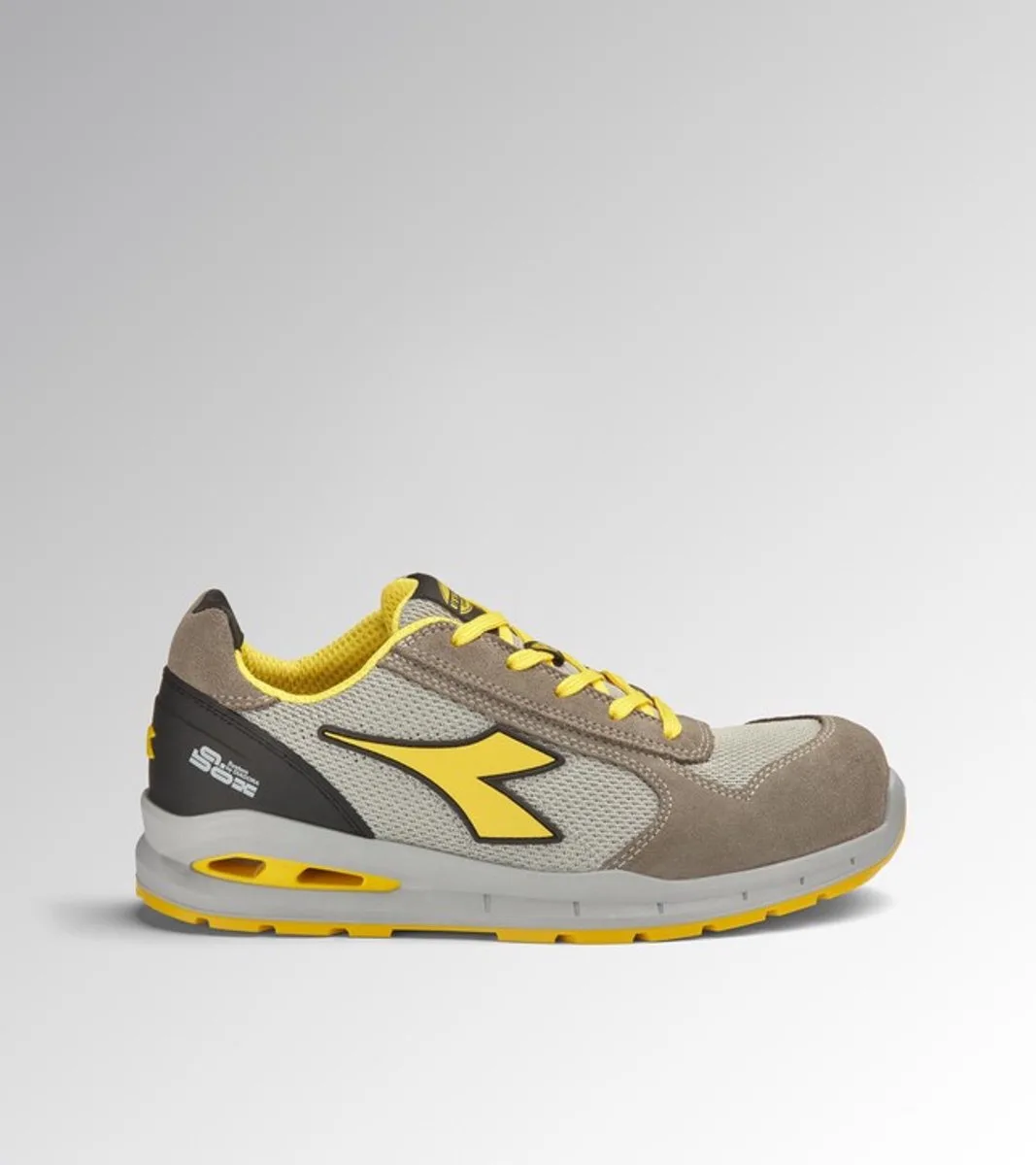 RUN A.BOX LOW S1PS FO SR WIND GRAY/ALUMINUM de Diadora Utility, Wind gray, Aluminum, 35 – image du produit