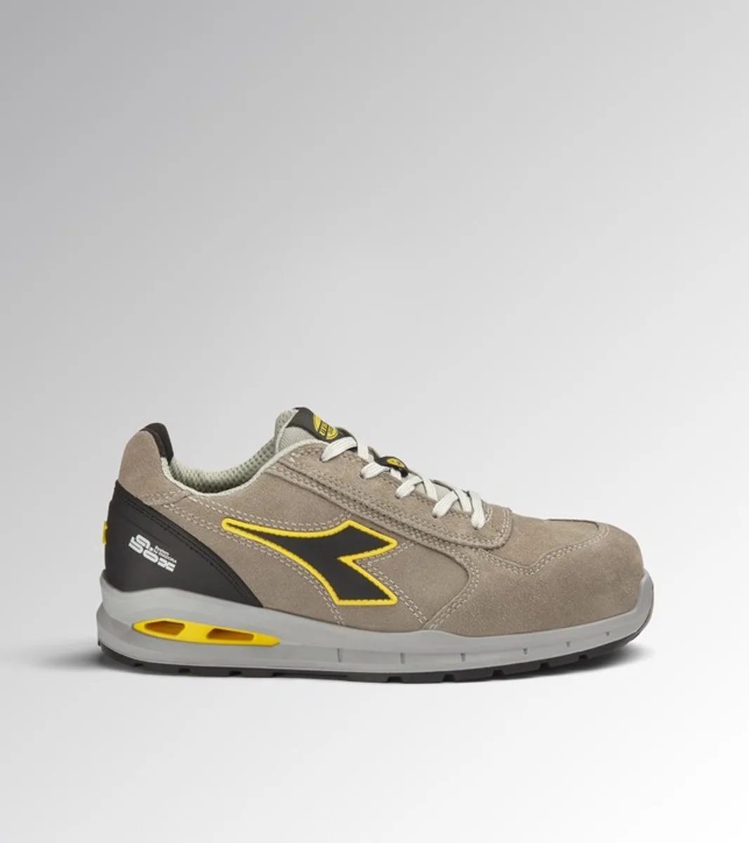 RUN A.BOX LOW S3S FO SR WIND GRAY/WIND GRAY fra Diadora Utility, Wind gray, 38 – produktbillede