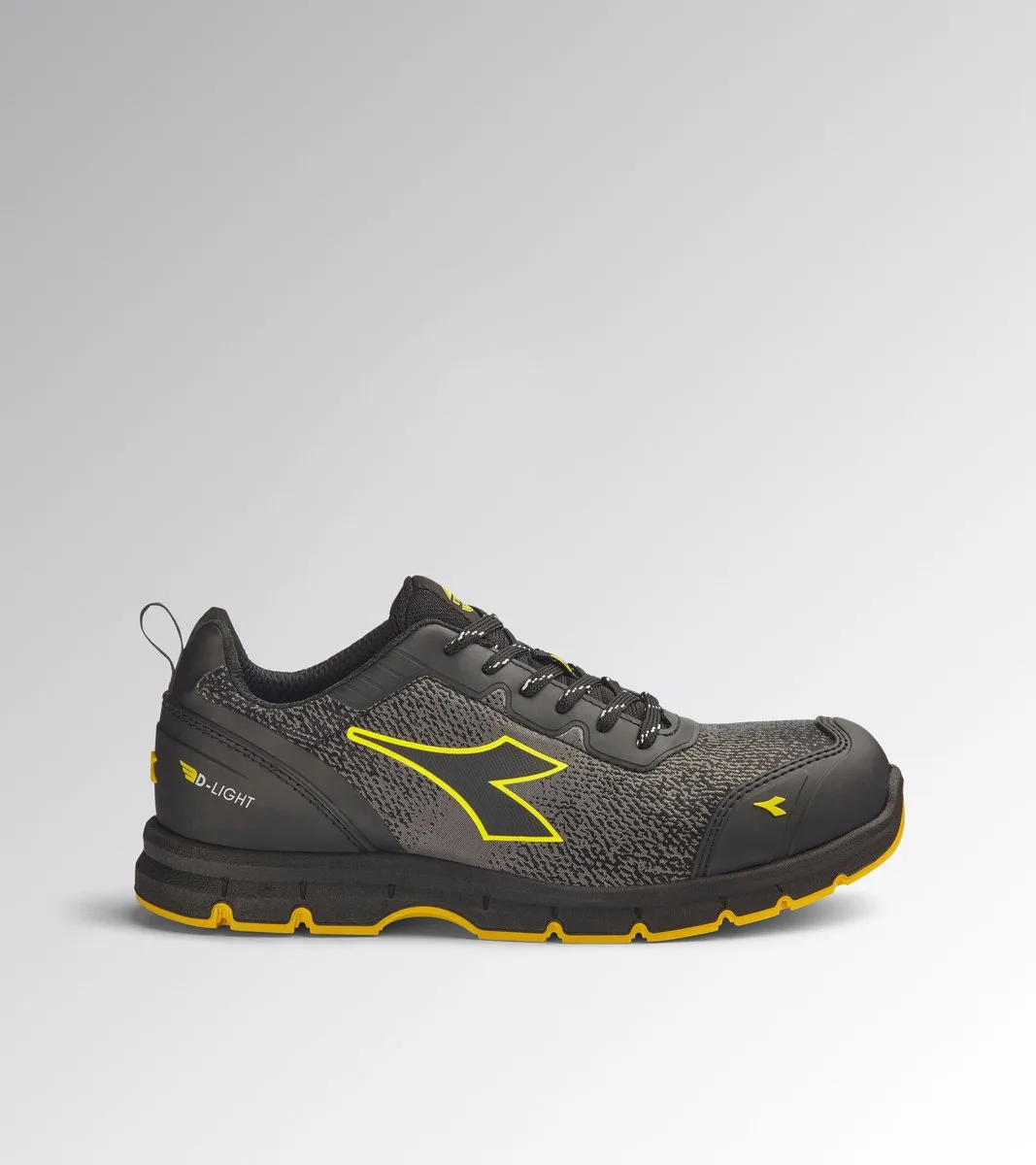 RUN ATOM EVO LOW S3S STEEL GRAY/BLACK de Diadora Utility, Steel gray, Noir, 48 – image du produit