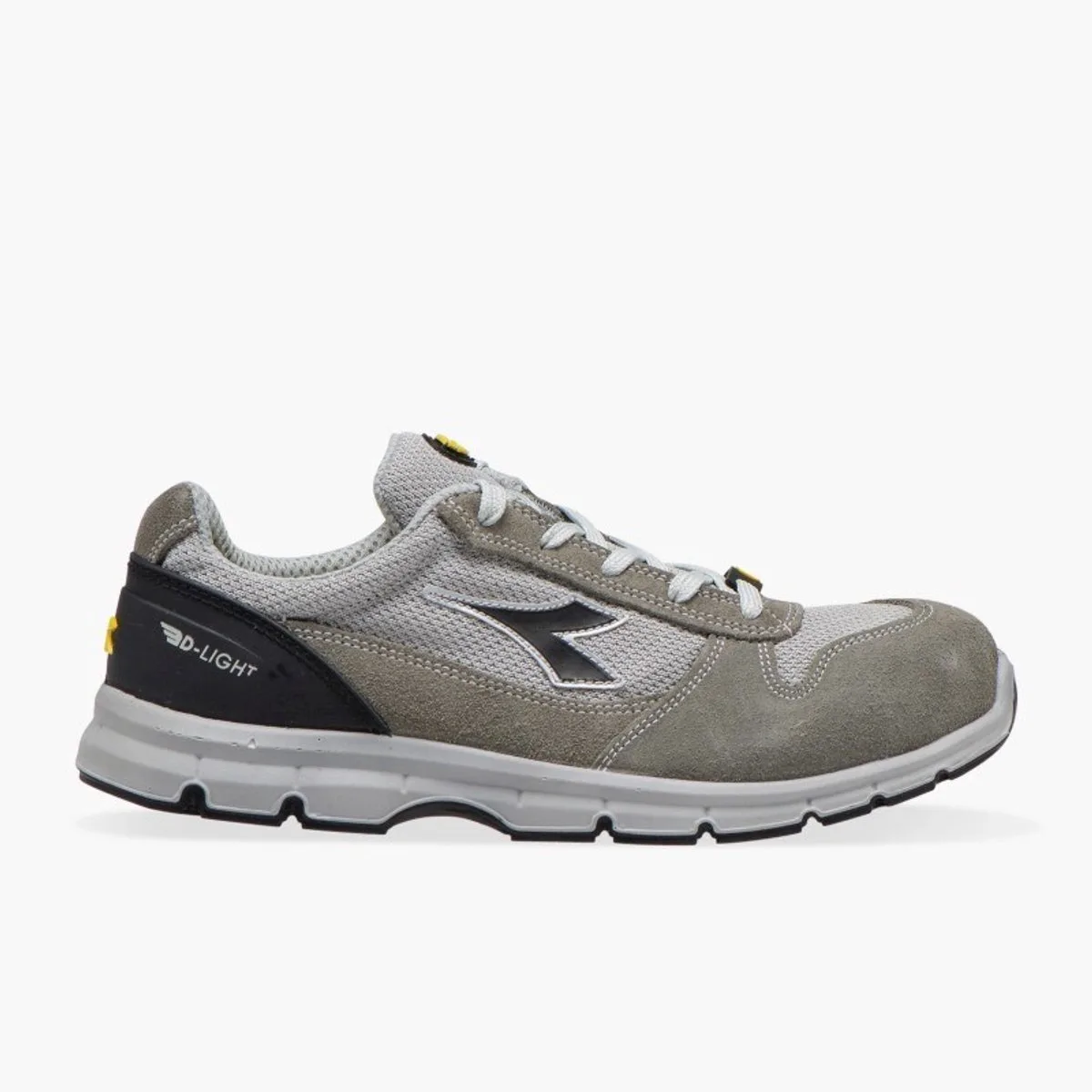RUN TEXT LOW S1PS FO SR C. Rock /ALLUMINIUM de Diadora Utility, Castle rock, Alluminium, 35 – image du produit