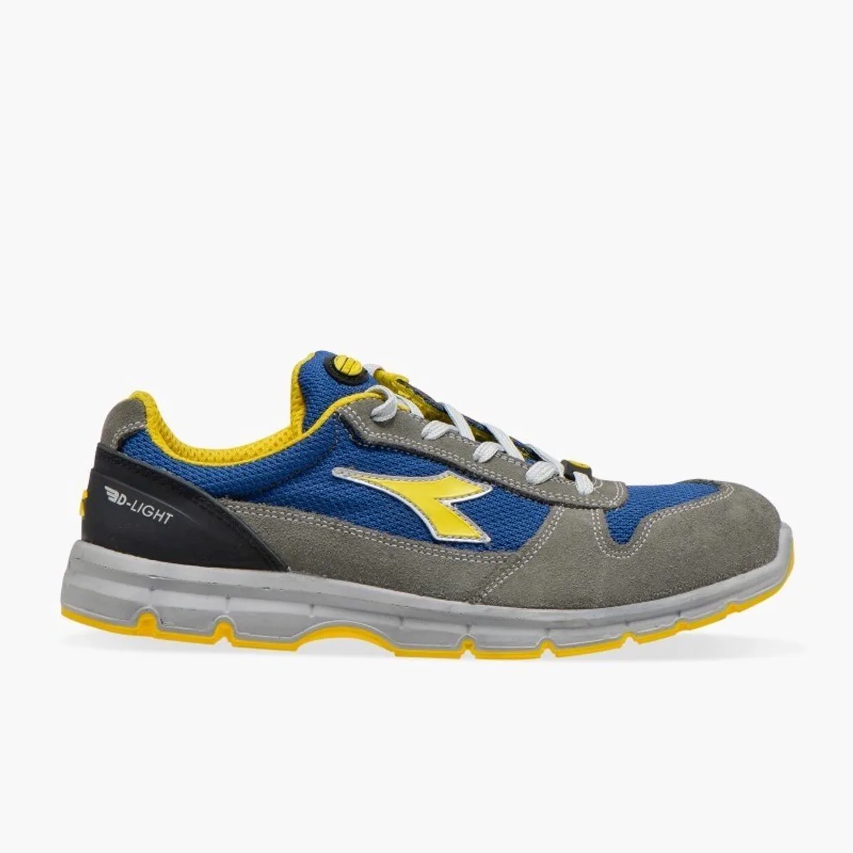 RUN TEXT LOW S1PS FO SR C. Rock/INSIGNIA BLUE van Diadora Utility, Castle rock, Insignia blue, 35 – productafbeelding